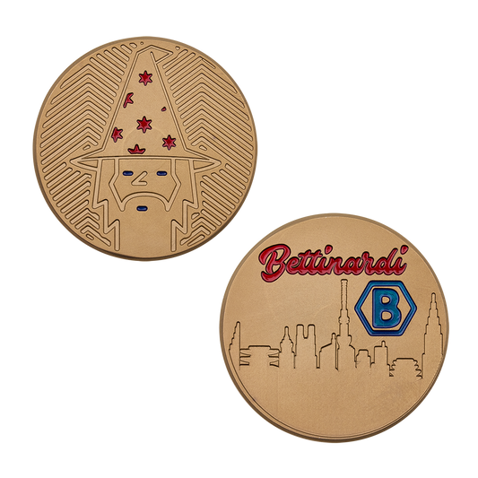 Ball Marker LTD. WIZARD GOLD FLAME RED