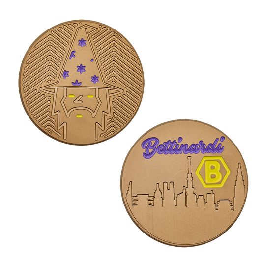 Ball Marker LTD. WIZARD GOLD FLAME PURPLE