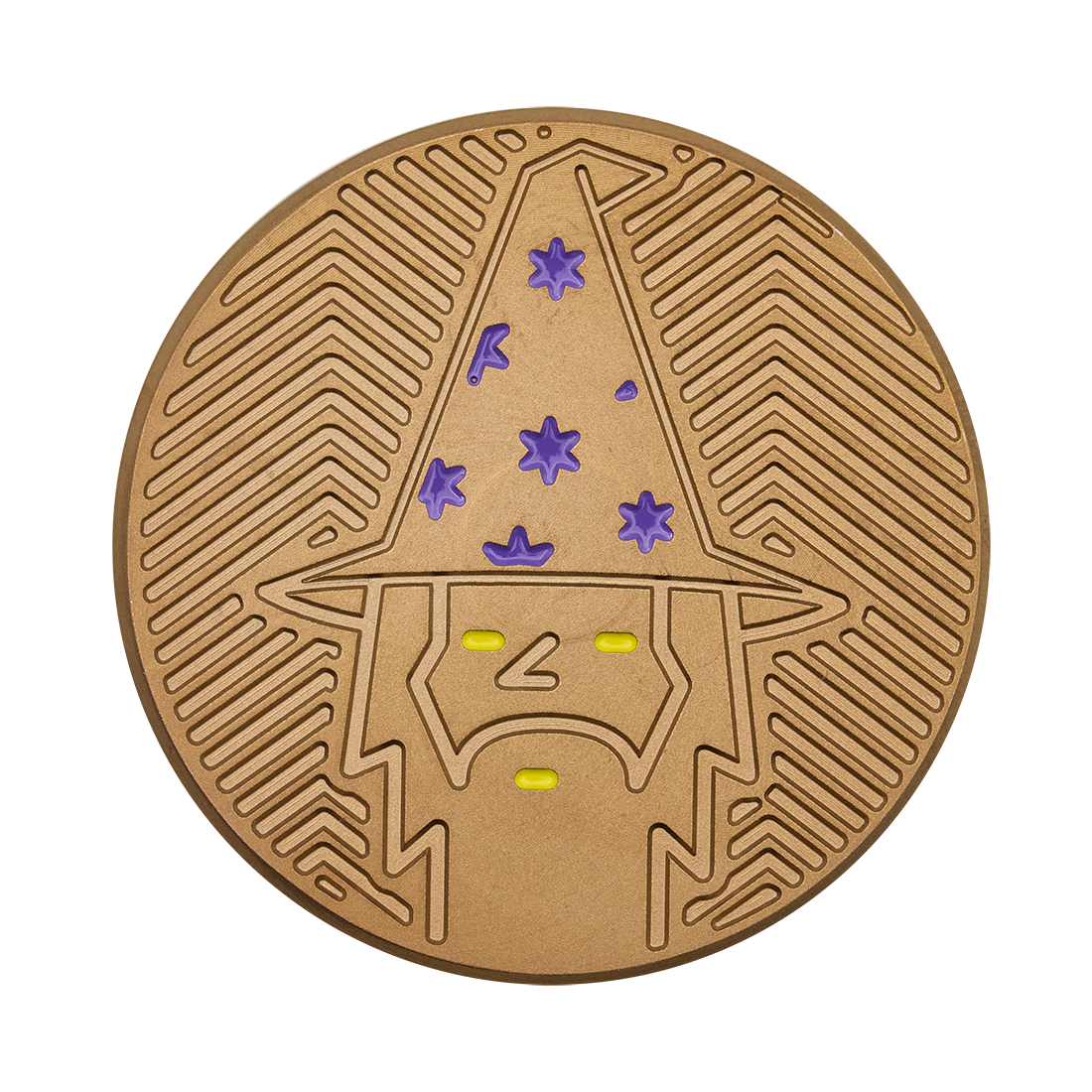 Ball Marker LTD. WIZARD GOLD FLAME PURPLE
