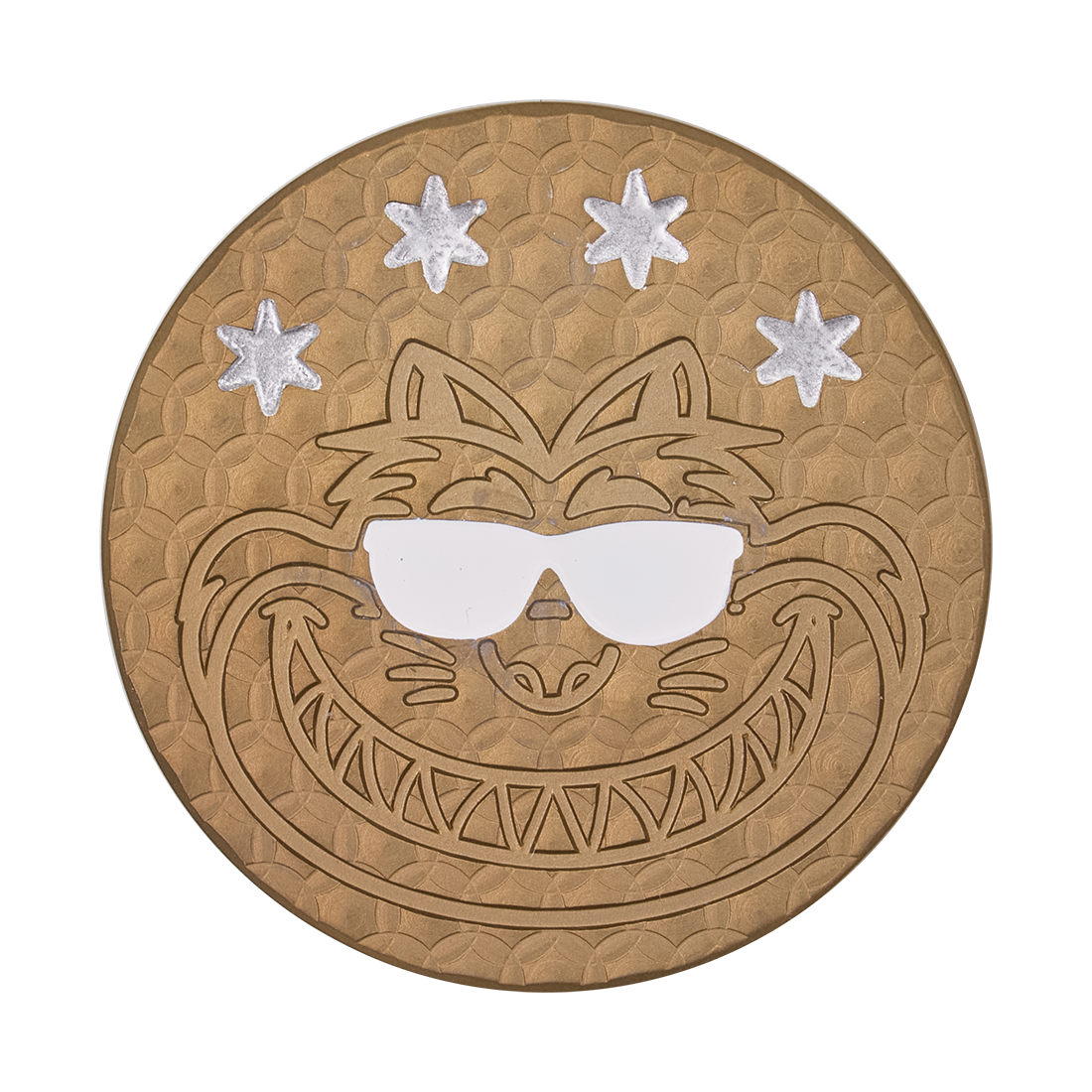 Ball Marker LTD. SUNGLASS FAT CAT GOLD FLAME WHITE