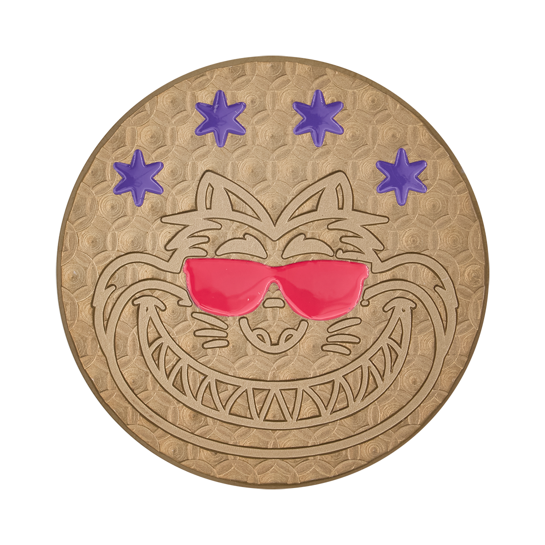Ball Marker LTD. SUNGLASS FAT CAT GOLD FLAME PINK