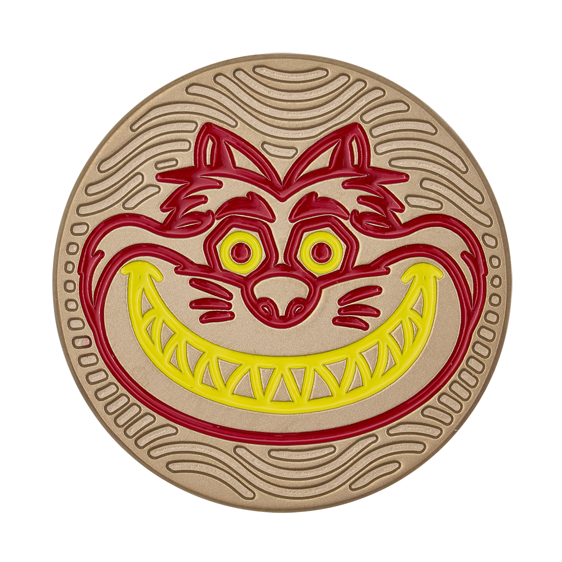 Ball Marker LTD. FAT CAT GOLD FLAME RED