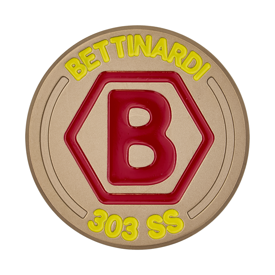 Ball Marker LTD. FAT CAT GOLD FLAME RED