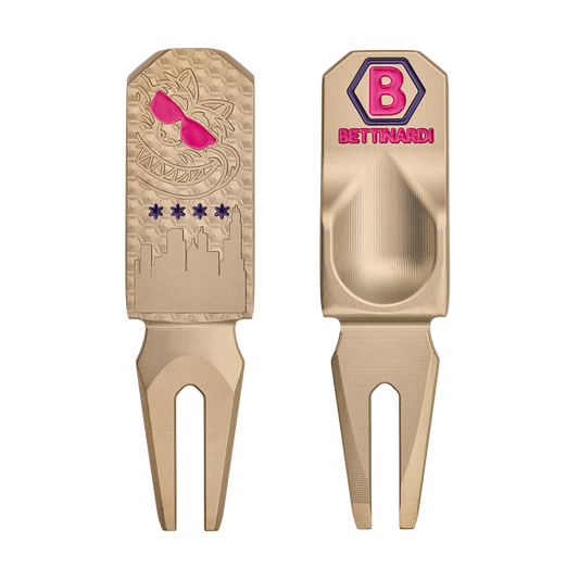 DIVOT TOOL SUNGLASS FAT CAT GOLD FLAME PINK