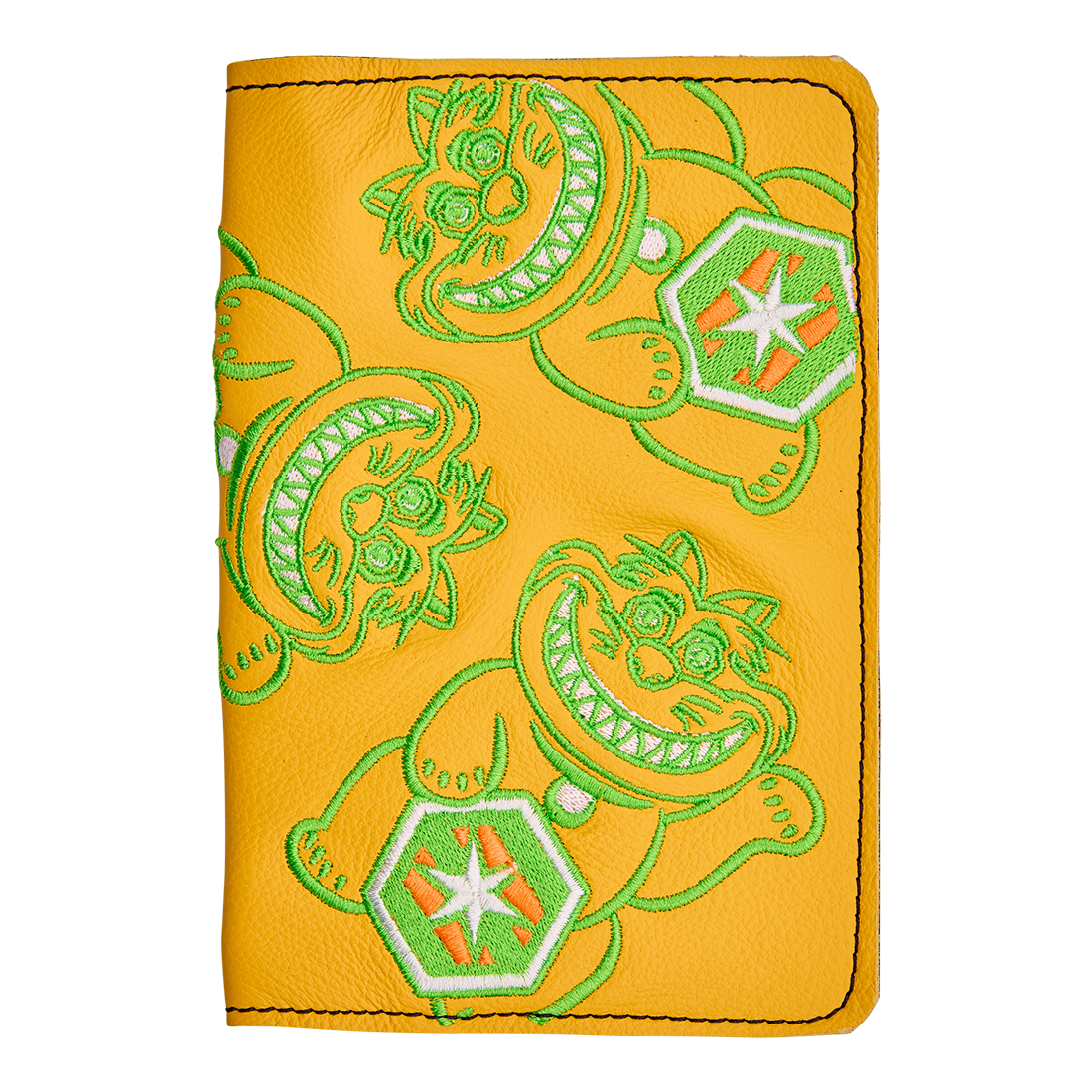 SCORECARD HOLDER LUCKY CAT YELLOW