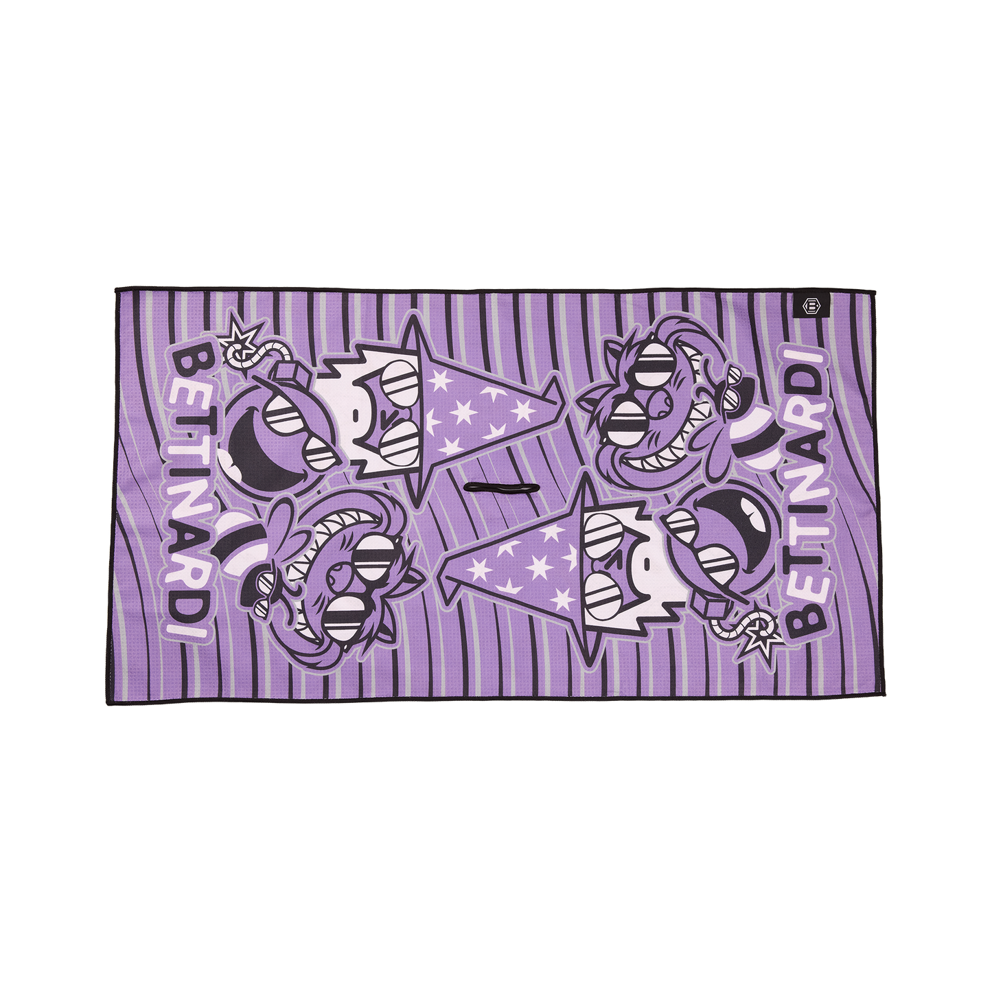 BETTINARDI HIVE TOWEL Multi Icon ライトパープル