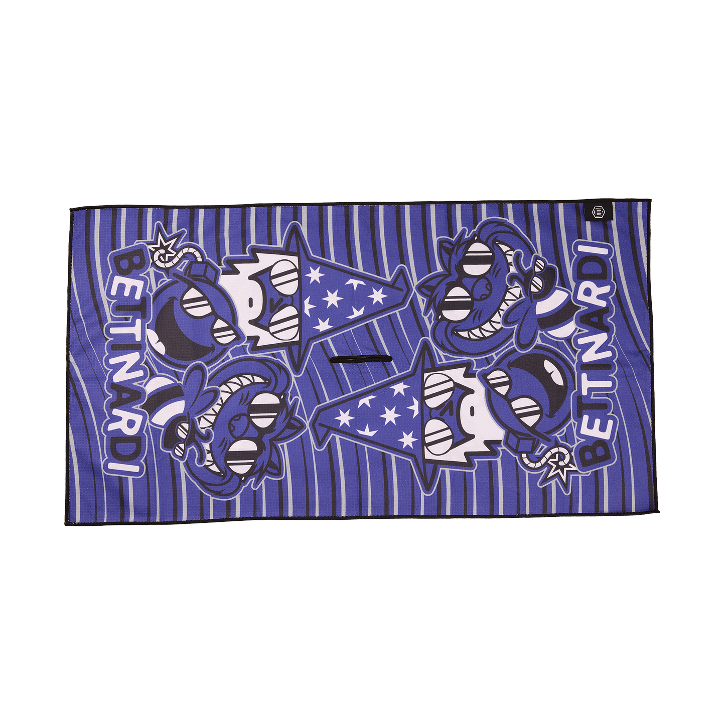 BETTINARDI HIVE TOWEL Multi Icon ダークパープル