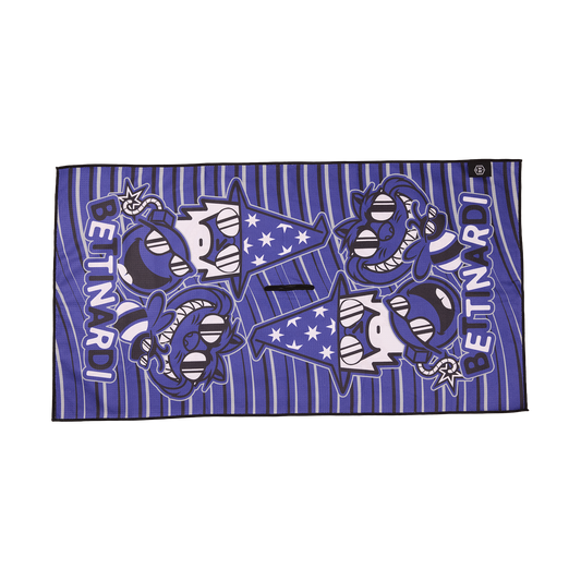 BETTINARDI HIVE TOWEL Multi Icon ダークパープル