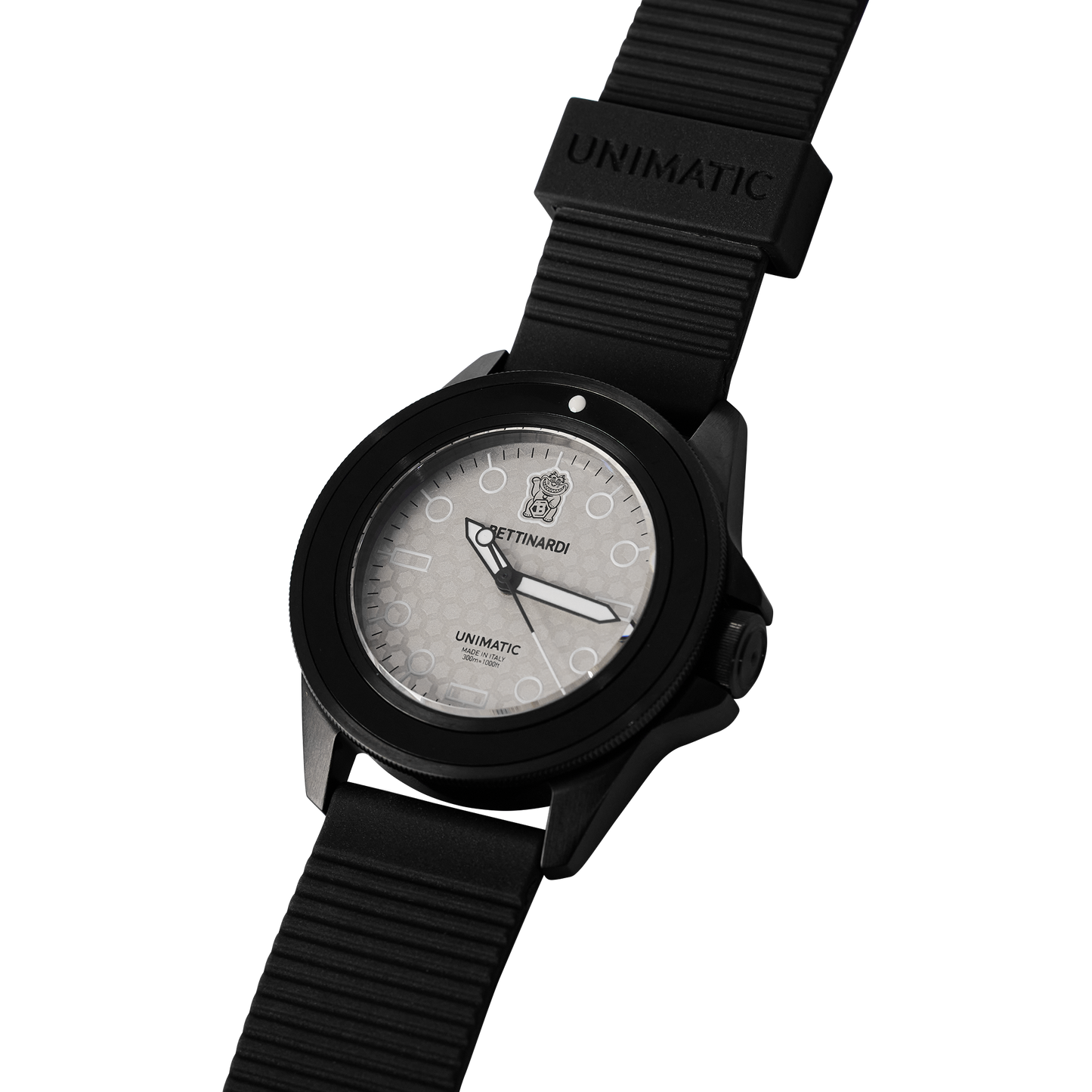 Bettinardi x Unimatic Silver Lucky Cat U1 Classic Watch