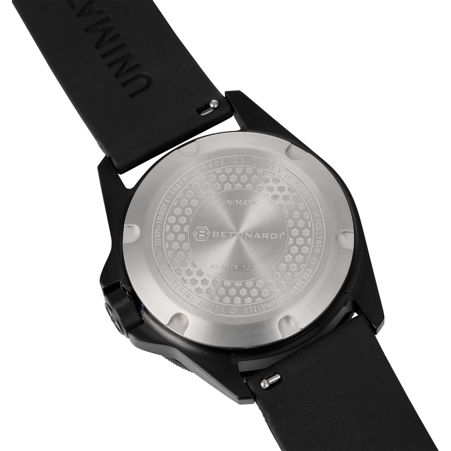 Bettinardi x Unimatic Silver Lucky Cat U1 Classic Watch