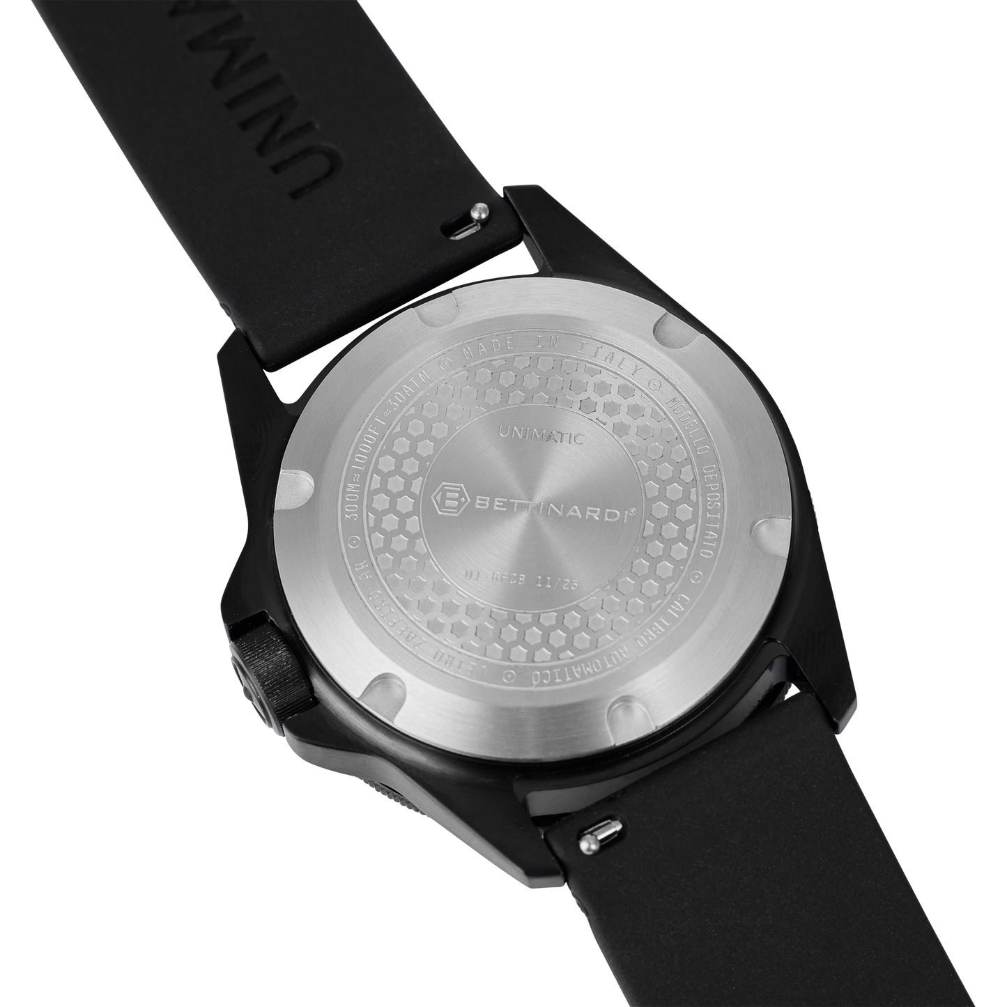 Bettinardi x Unimatic Black Lucky Cat U1 Classic Watch