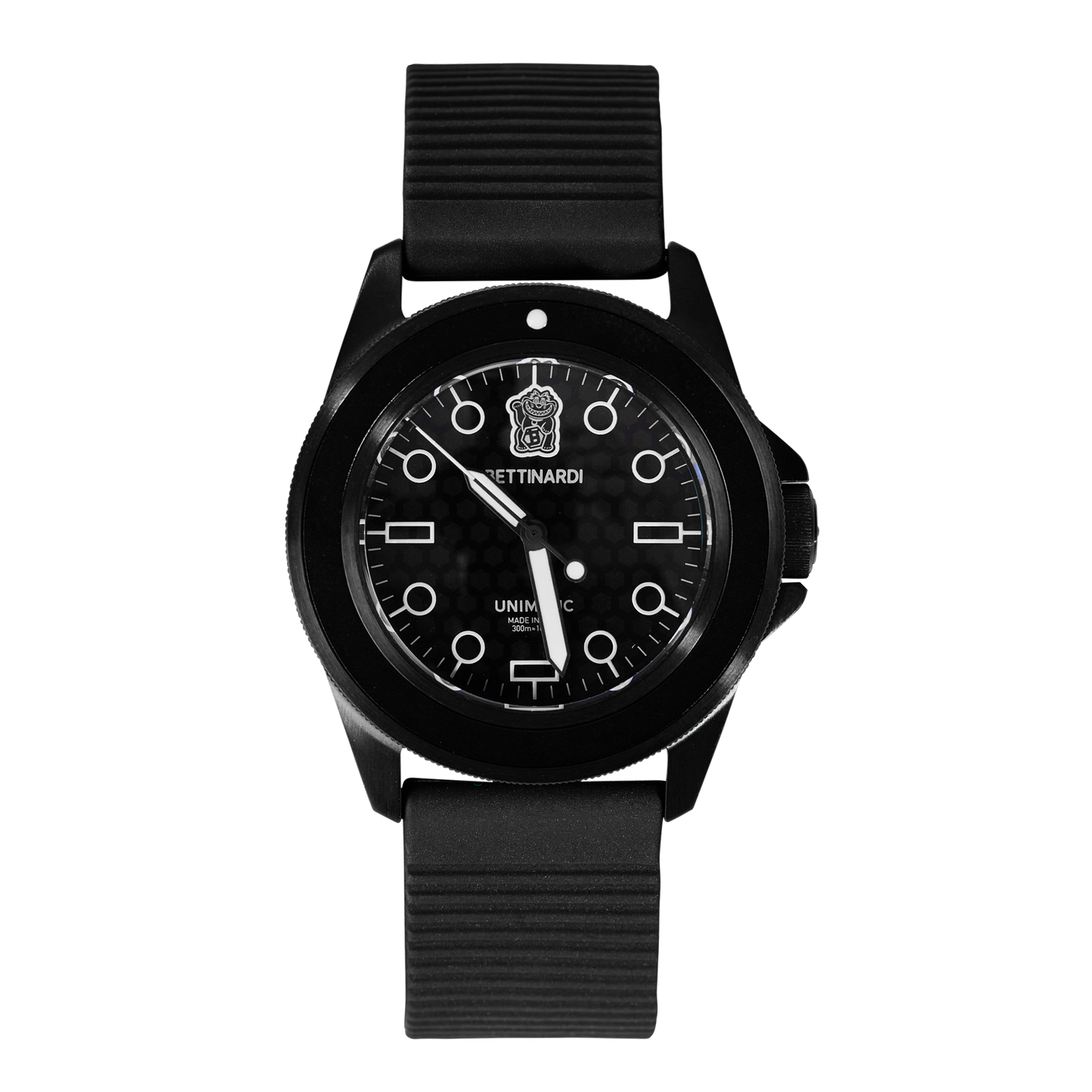 Bettinardi x Unimatic Black Lucky Cat U1 Classic Watch