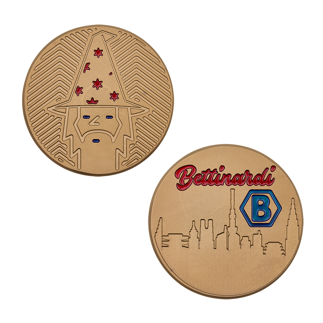 Ball Marker LTD. WIZARD GOLD FLAME RED