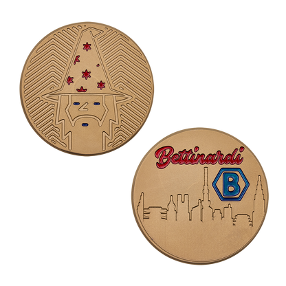 Ball Marker LTD. WIZARD GOLD FLAME RED
