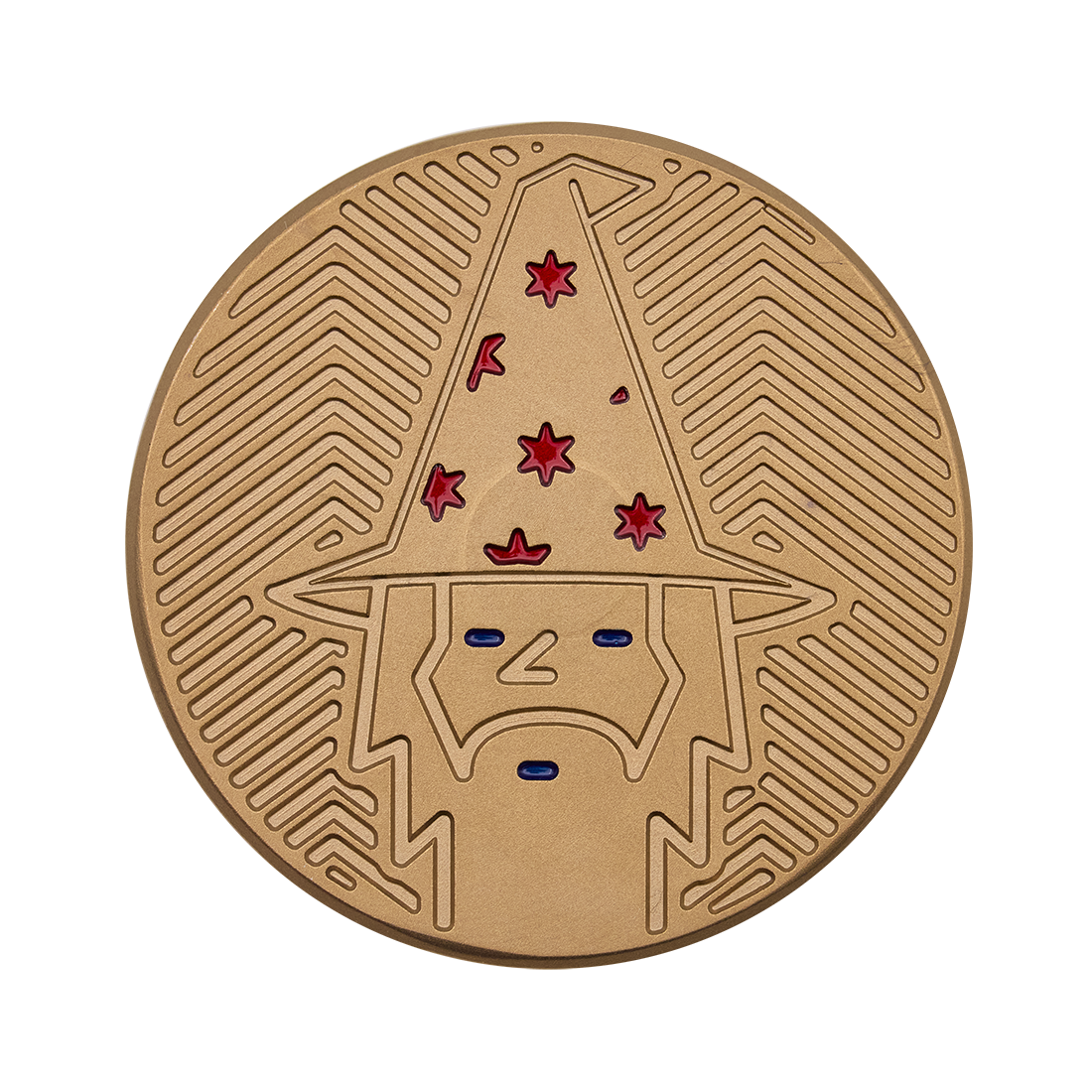 Ball Marker LTD. WIZARD GOLD FLAME RED