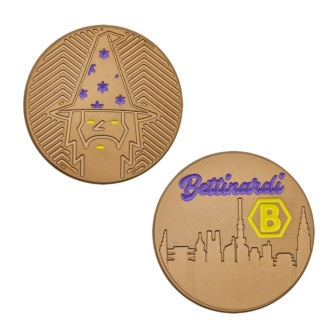 Ball Marker LTD. WIZARD GOLD FLAME PURPLE