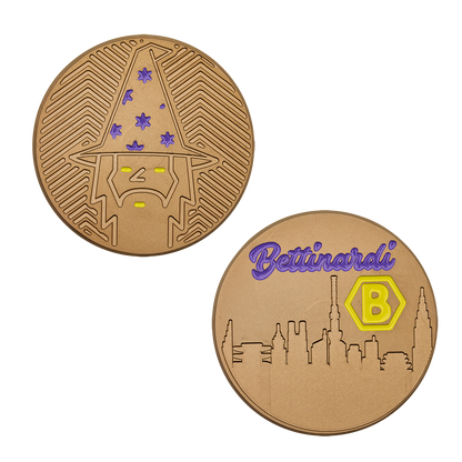 Ball Marker LTD. WIZARD GOLD FLAME PURPLE