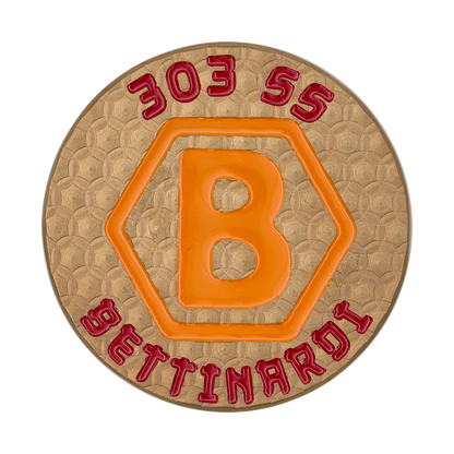 Ball Marker LTD. LUCKY FAT CAT GOLD FLAME ORANGE