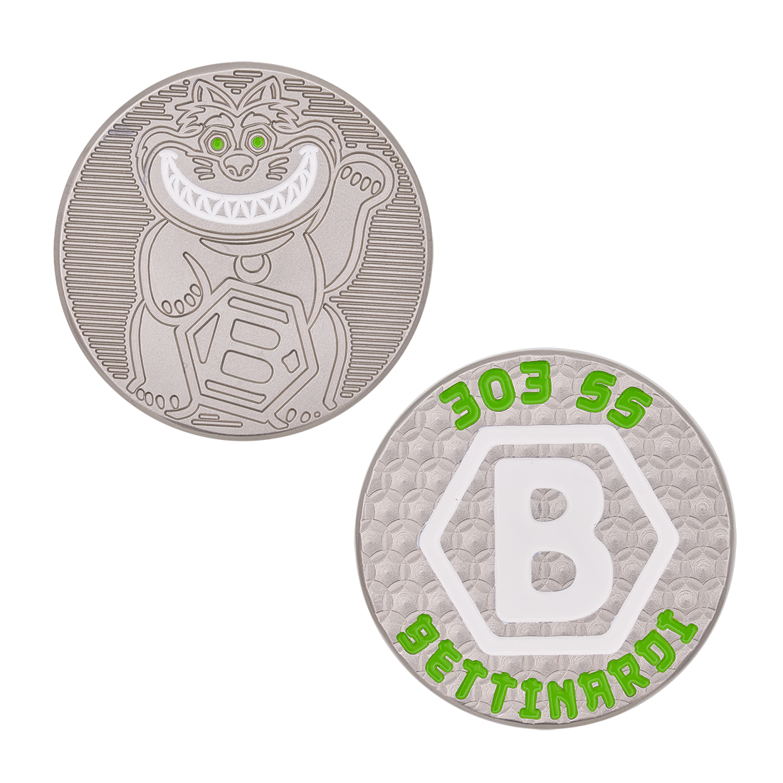 Ball Marker LTD. LUCKY FAT CAT TOUR BLAST WHITE