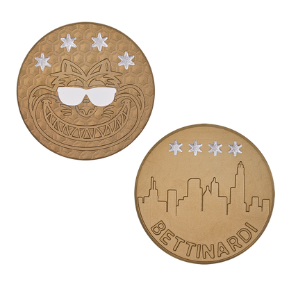 Ball Marker LTD. SUNGLASS FAT CAT GOLD FLAME WHITE