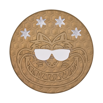 Ball Marker LTD. SUNGLASS FAT CAT GOLD FLAME WHITE