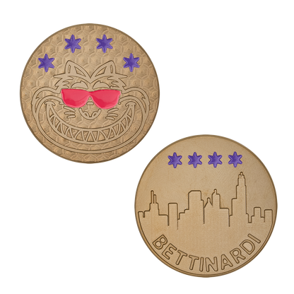 Ball Marker LTD. SUNGLASS FAT CAT GOLD FLAME PINK