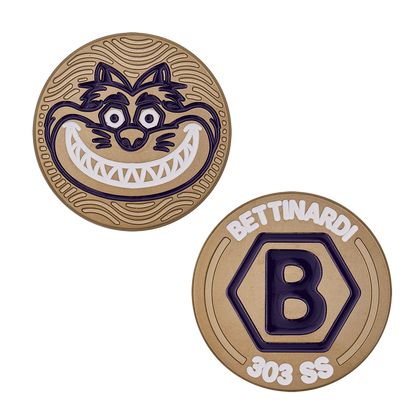 Ball Marker LTD. FAT CAT GOLD FLAME DEEP PURPLE