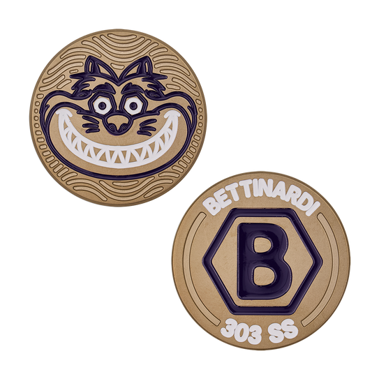 Ball Marker LTD. FAT CAT GOLD FLAME DEEP PURPLE
