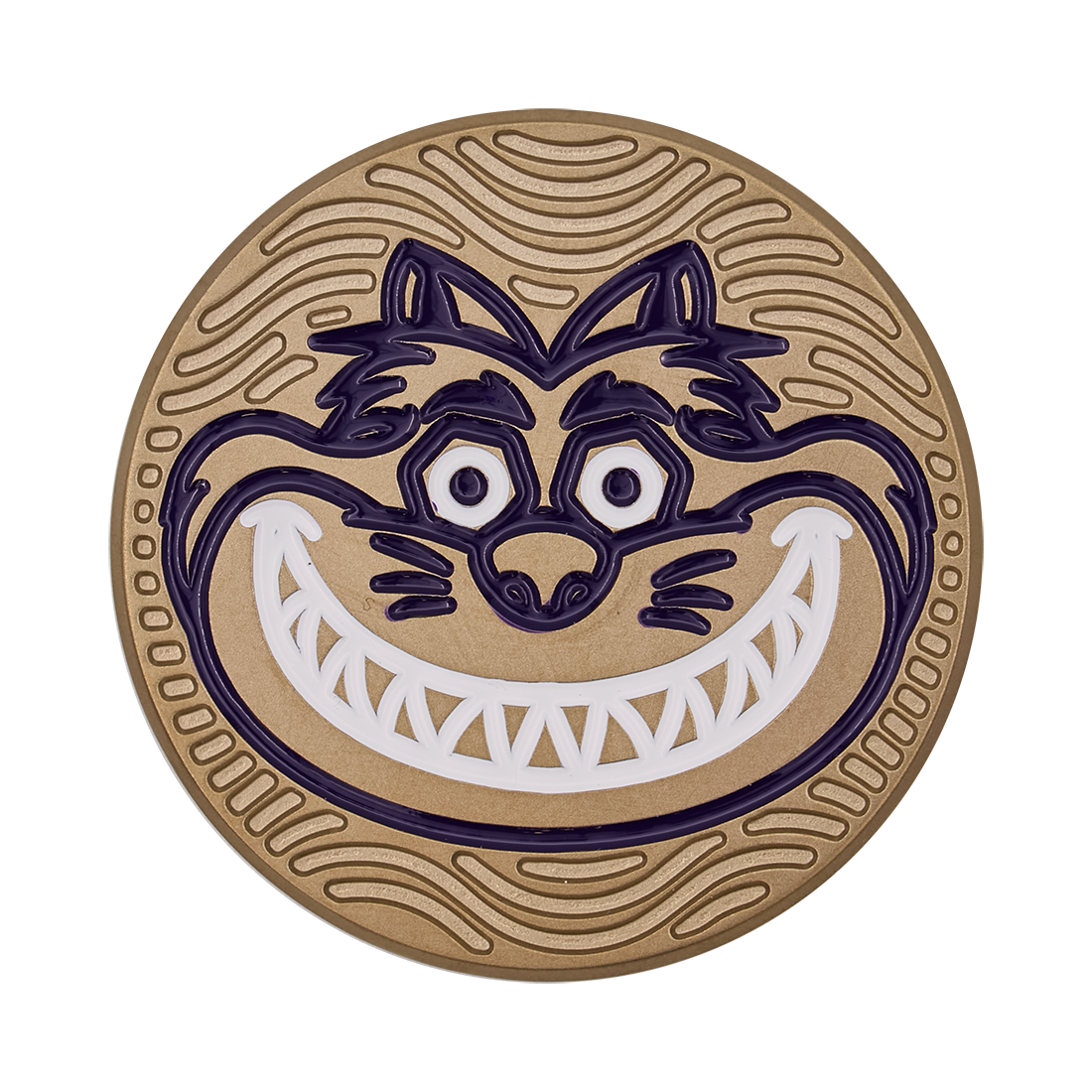 Ball Marker LTD. FAT CAT GOLD FLAME DEEP PURPLE