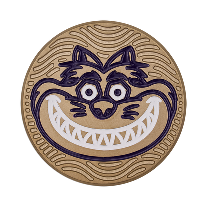 Ball Marker LTD. FAT CAT GOLD FLAME DEEP PURPLE