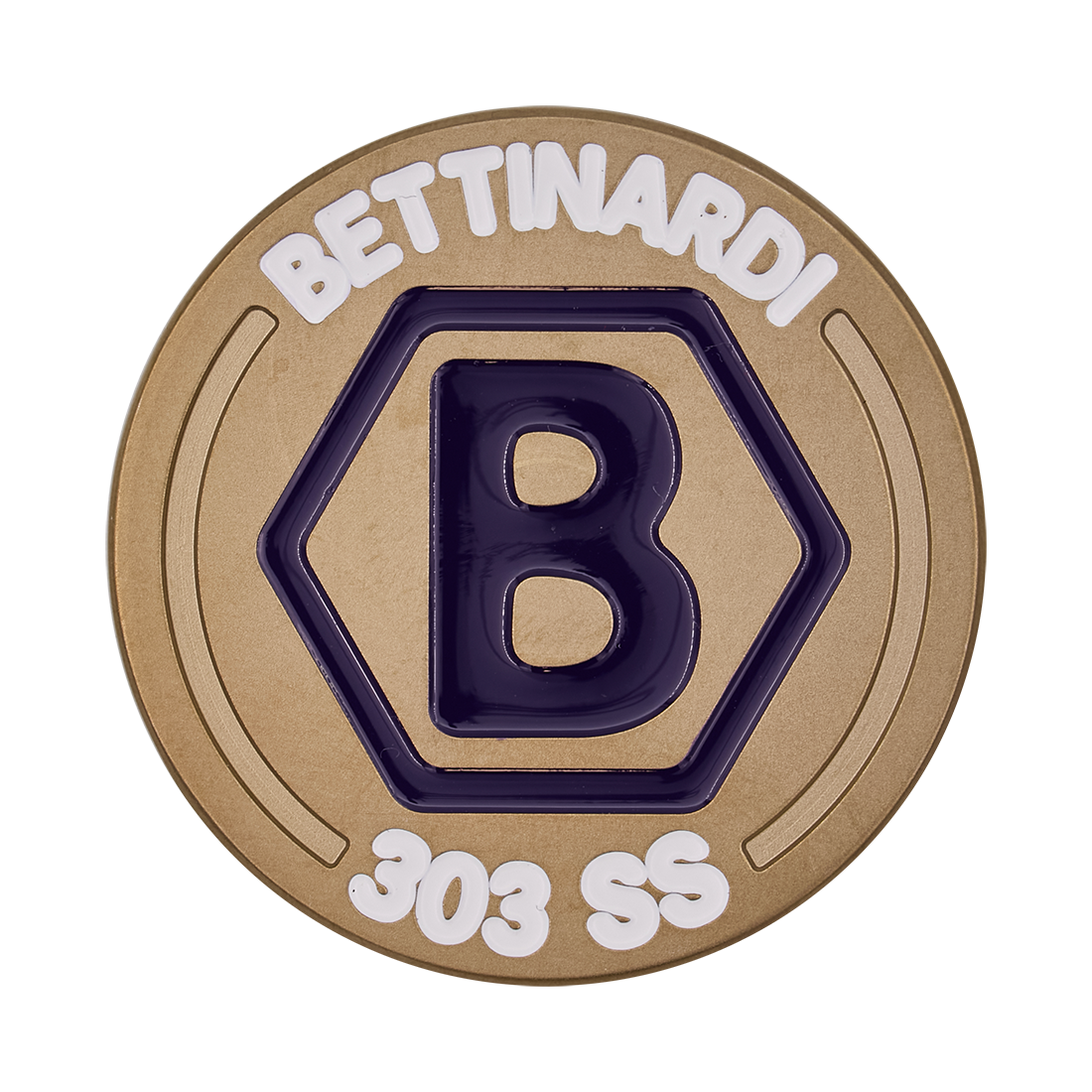 Ball Marker LTD. FAT CAT GOLD FLAME DEEP PURPLE