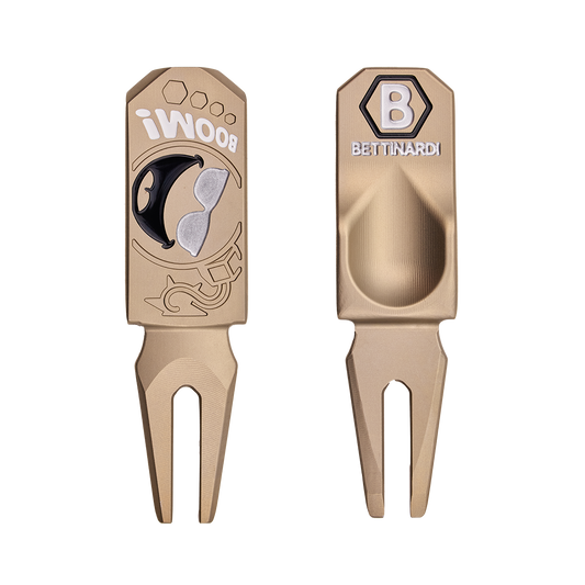DIVOT TOOL BETTI BOMB GOLD FLAME SILVER