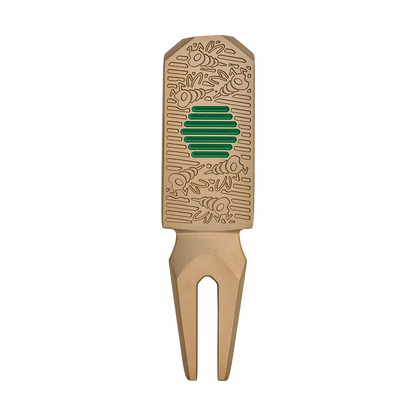 DIVOT TOOL STINGER GOLD FLAME GREEN