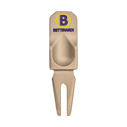 DIVOT TOOL WIZARD GOLD FLAME PURPLE