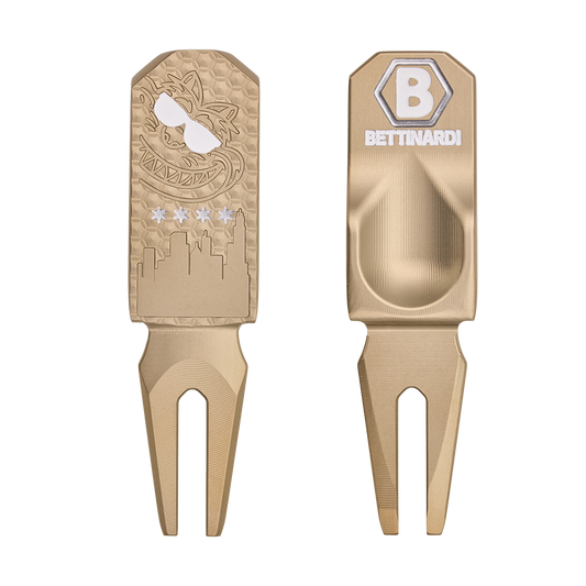 DIVOT TOOL SUNGLASS FAT CAT GOLD FLAME WHITE