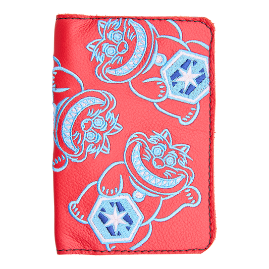 SCORECARD HOLDER LUCKY CAT RED