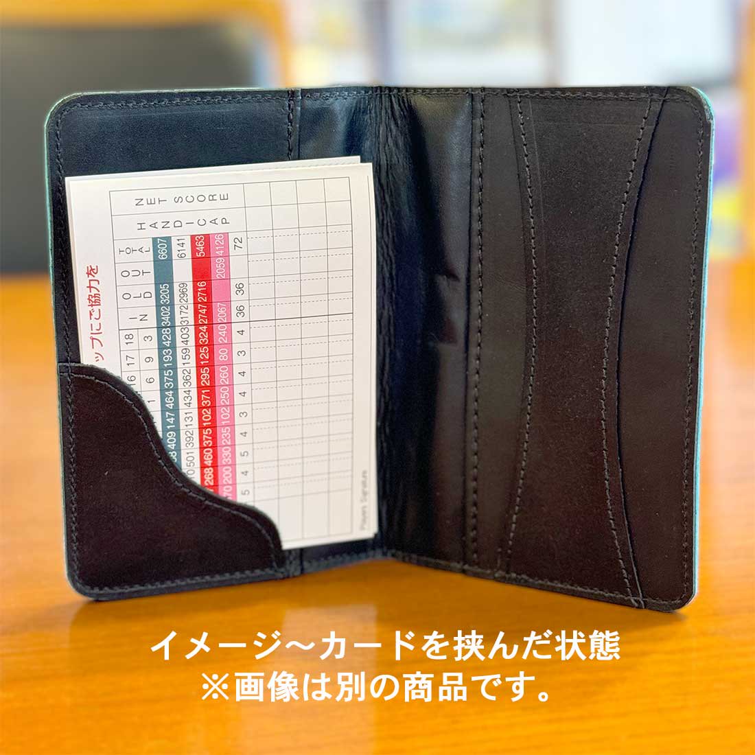 SCORECARD HOLDER LUCKY CAT RED