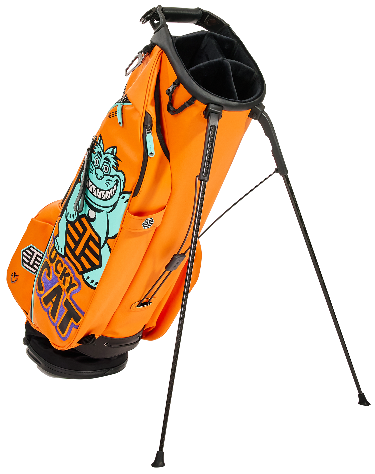 Vessel Player V Stand Bag Lucky Cat Orange – ベティナルディゴルフ