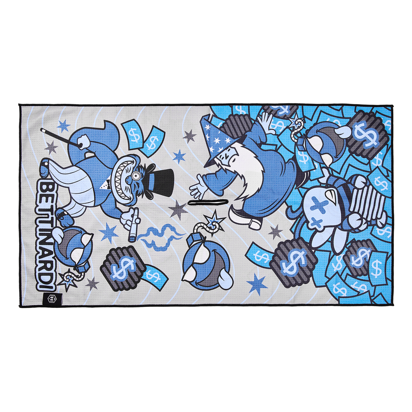 BETTINARDI HIVE TOWEL Multi Icon Cash Mountain ブルー