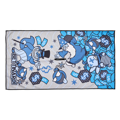 BETTINARDI HIVE TOWEL Multi Icon Cash Mountain ブルー