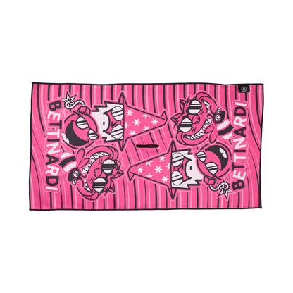 BETTINARDI HIVE TOWEL Multi Icon ピンク