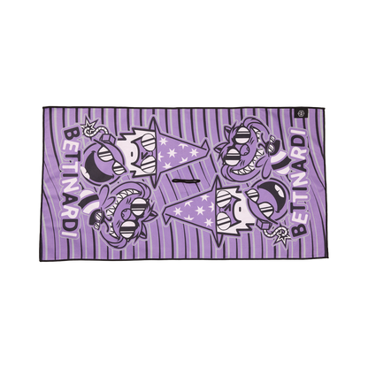 BETTINARDI HIVE TOWEL Multi Icon ライトパープル
