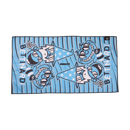 BETTINARDI HIVE TOWEL Multi Icon ブルー