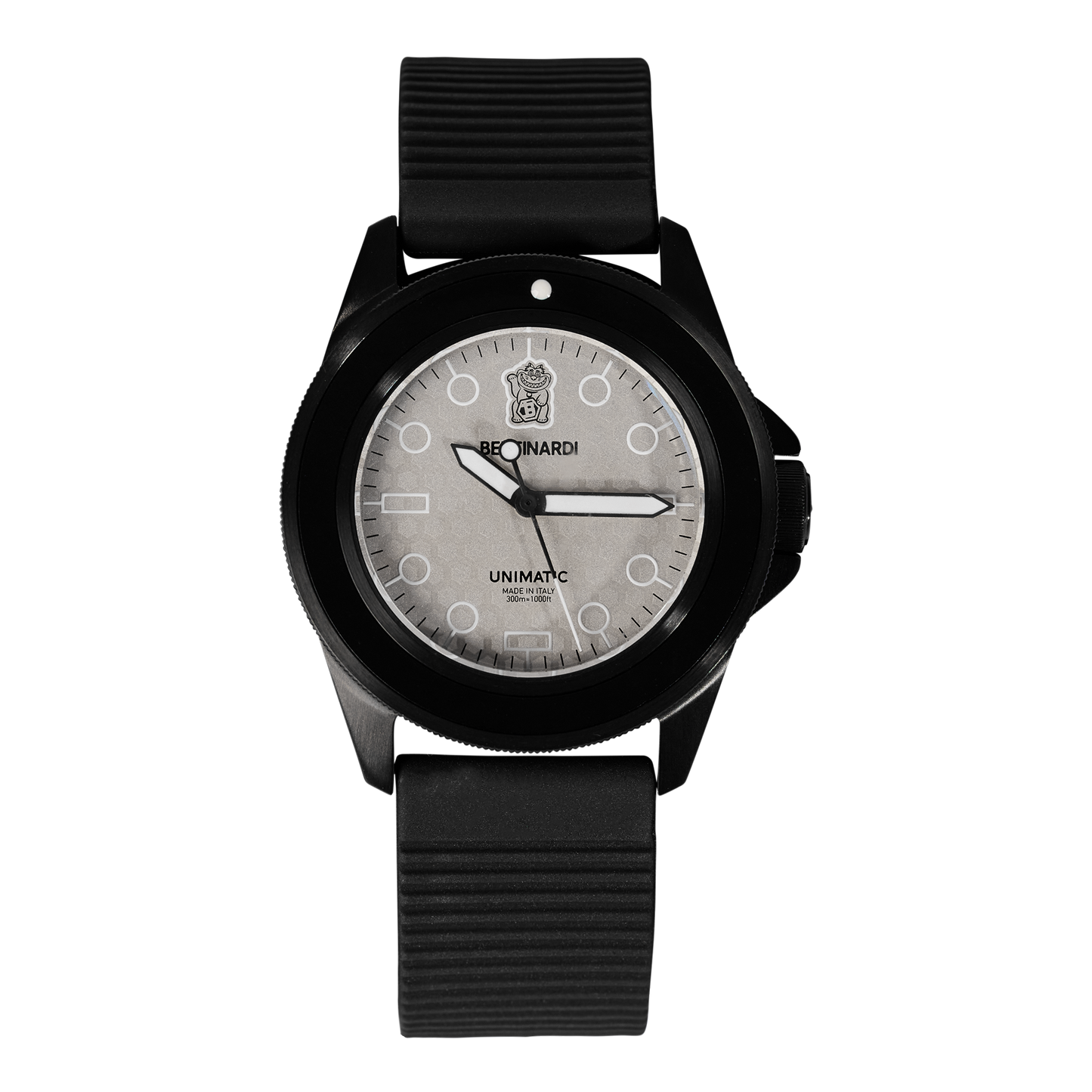 Bettinardi x Unimatic Silver Lucky Cat U1 Classic Watch