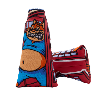 Fat Cat in a little Phone Booth Blade