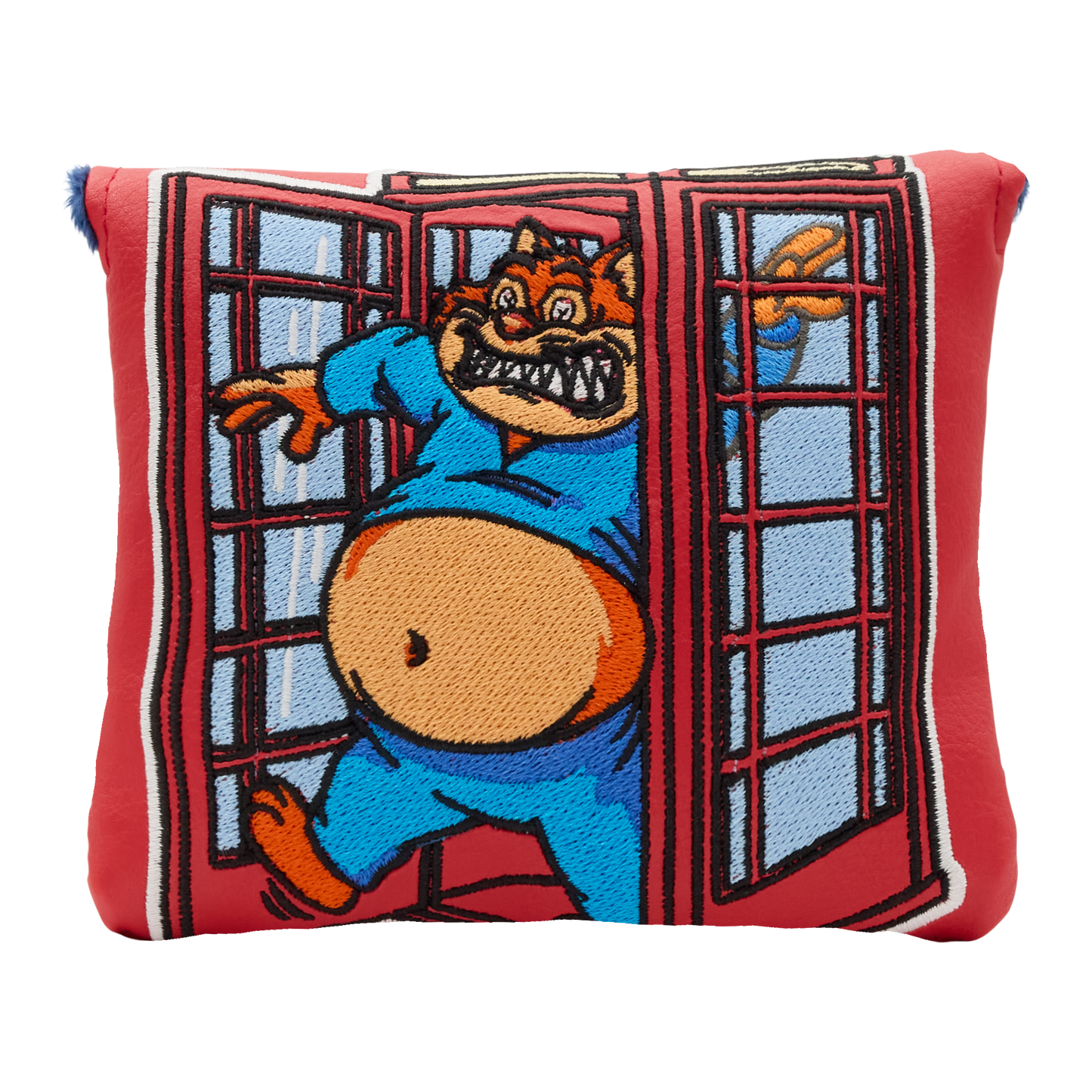Fat Cat in a little Phone Booth Center Mallet